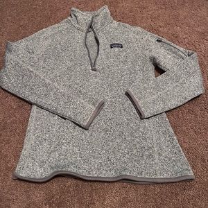 Patagonia Grey W Better Sweater 1/4 Zip Small